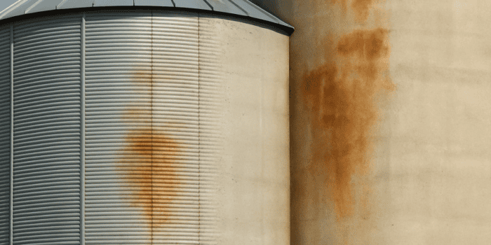 silo discoloration