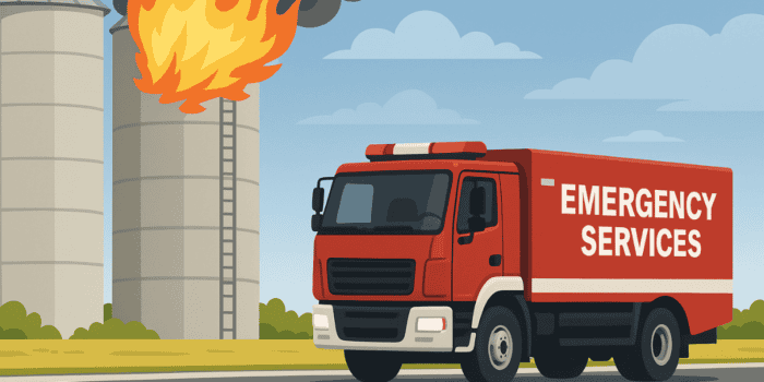 silo fire and explosion emergency response