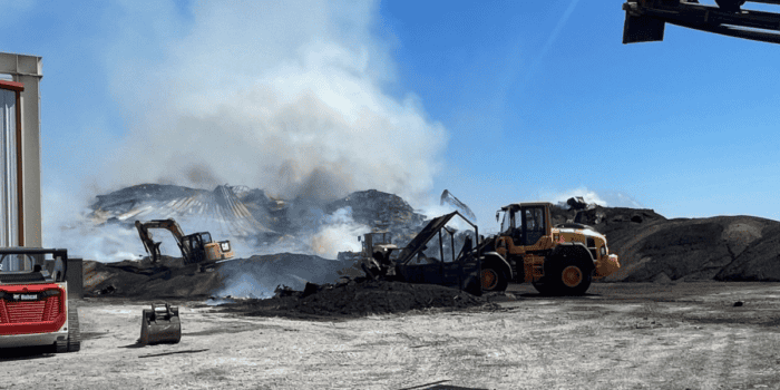 silo fire site