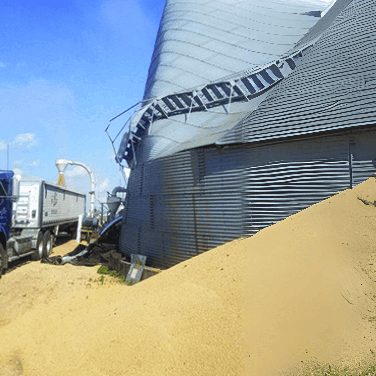 complete grain silo collapse services